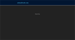 Desktop Screenshot of aidandtrade.com